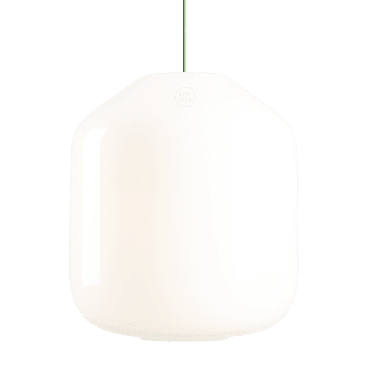 FLASK SAGE GREEN GLASS PENDANT LIGHT MEDIUM - DYKE & DEAN