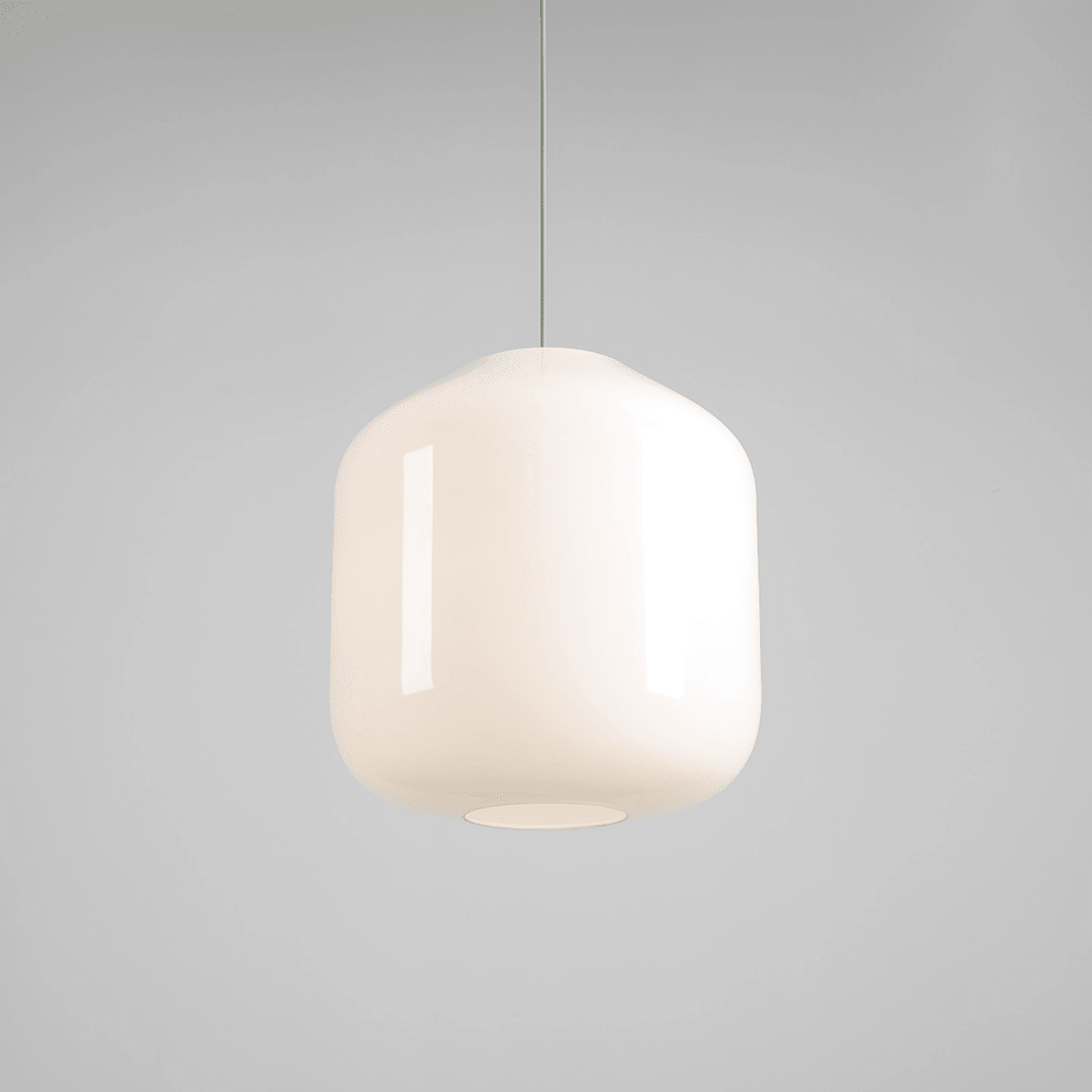FLASK SAGE GREEN GLASS PENDANT LIGHT XL - DYKE & DEAN