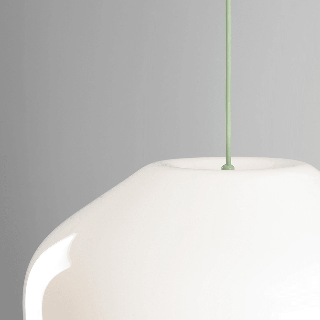 FLASK SAPPHIRE BLUE GLASS PENDANT LIGHT MEDIUM - DYKE & DEAN