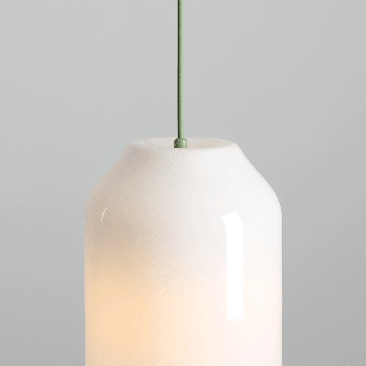 FLASK YELLOW GLASS PENDANT LIGHT LARGE - DYKE & DEAN