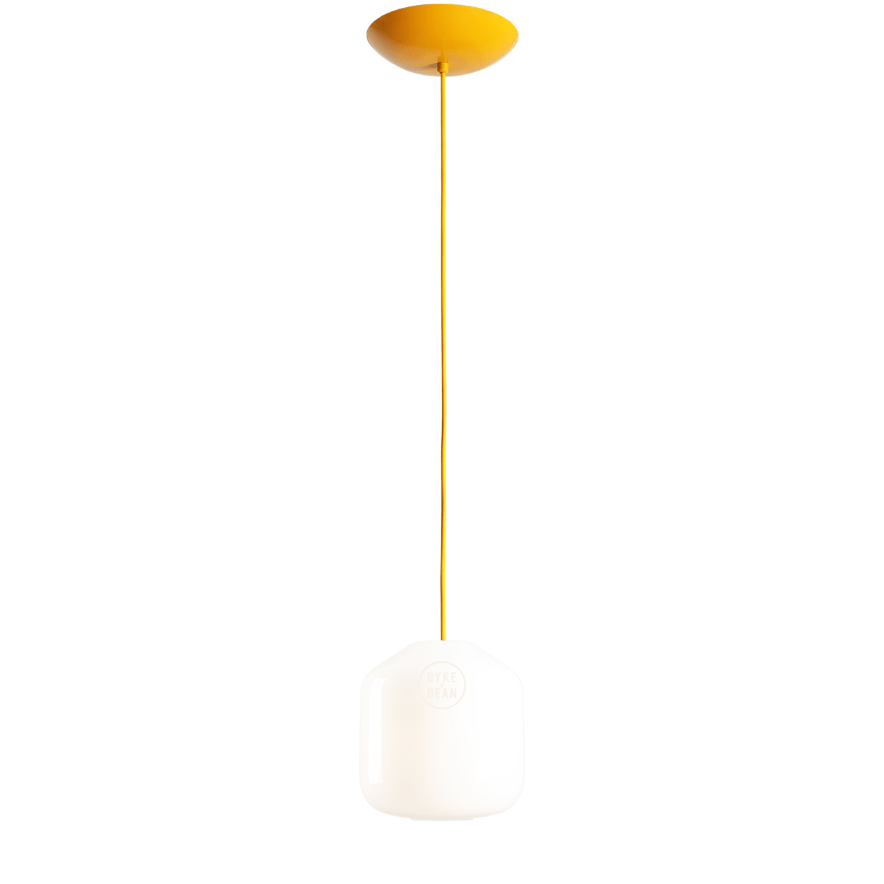 FLASK YELLOW GLASS PENDANT LIGHT SMALL - DYKE & DEAN