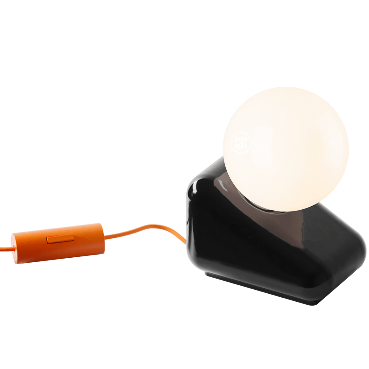 FLIP CERAMIC OPAL GLOBE TABLE LIGHT - DYKE & DEAN
