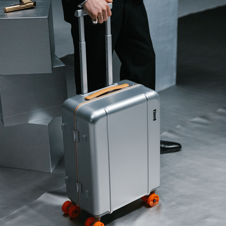 FLOYD CABIN TRAVEL CASE ALUMINIUM SILVERGLIDER - DYKE & DEAN