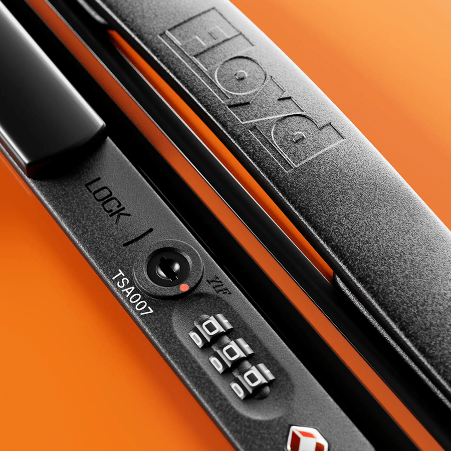 FLOYD CABIN TRAVEL CASE HOT ORANGE - DYKE & DEAN