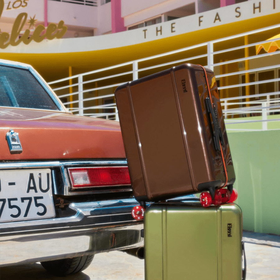 FLOYD CABIN TRAVEL CASE VEGAS GREEN - DYKE & DEAN