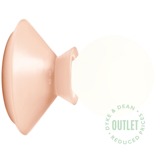 FOGGY CERAMIC WALL LIGHT SALMON PINK OUTLET - DYKE & DEAN