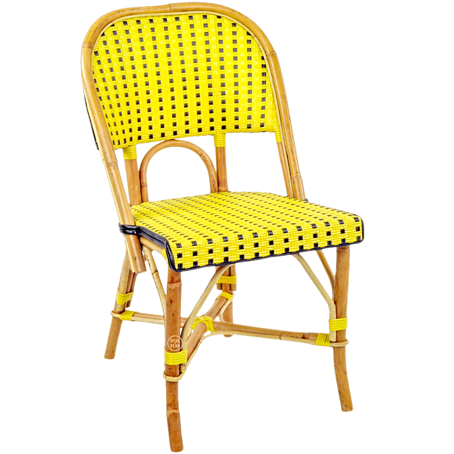 FRENCH BISTRO RATTAN CHAIR SQUARES - DYKE & DEAN