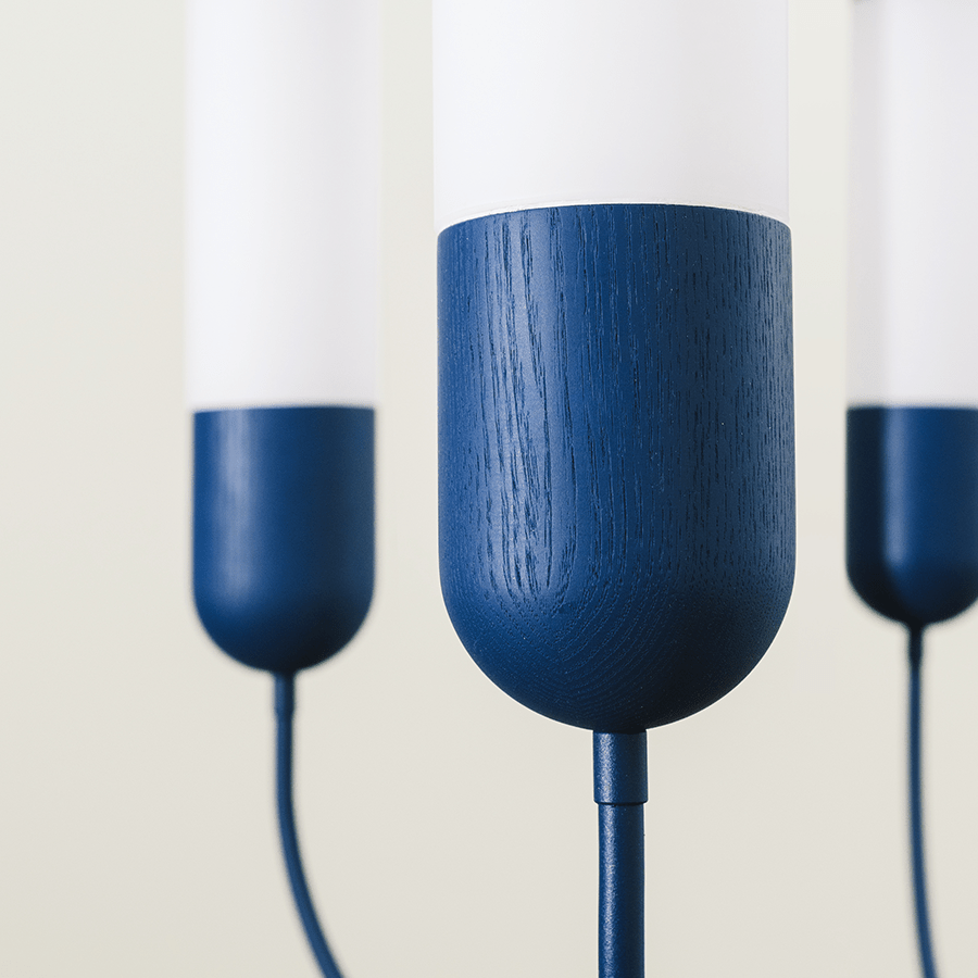 FUNSUI CHANDELIER FIXED CEILING LIGHT BLACK - DYKE & DEAN