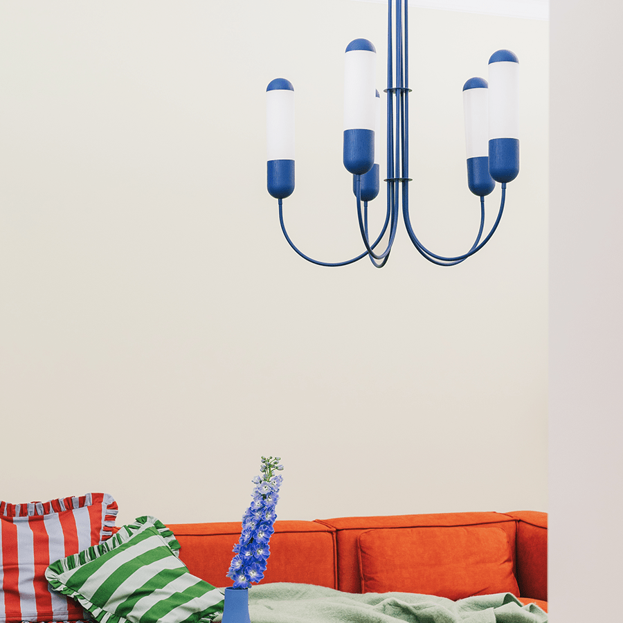 FUNSUI CHANDELIER FIXED CEILING LONG BLACK - DYKE & DEAN