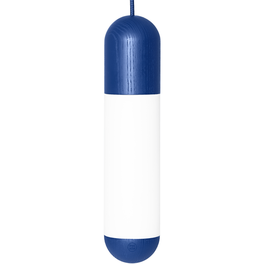 FUNSUI PILL LIGHT TUBE SINGLE PENDANT BLUE - DYKE & DEAN