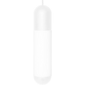 FUNSUI PILL LIGHT TUBE SINGLE PENDANT WHITE - DYKE & DEAN