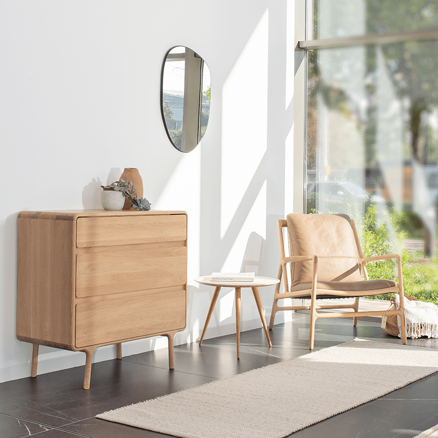 GAZZDA DEDO EASY CHAIR OAK - DYKE & DEAN