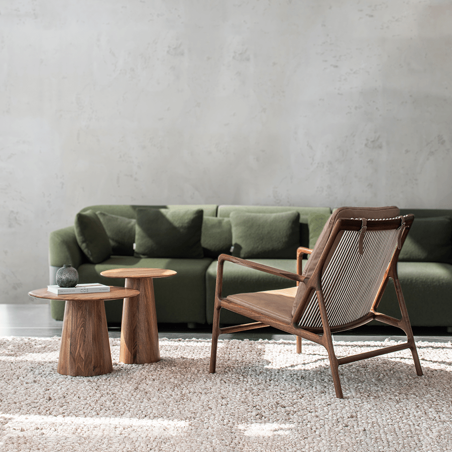 GAZZDA DEDO EASY CHAIR WALNUT - DYKE & DEAN