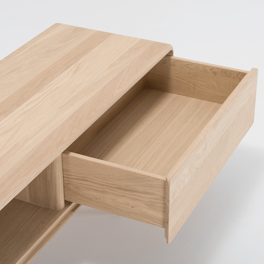 GAZZDA FAWN LOW SIDE BOARD OAK - DYKE & DEAN