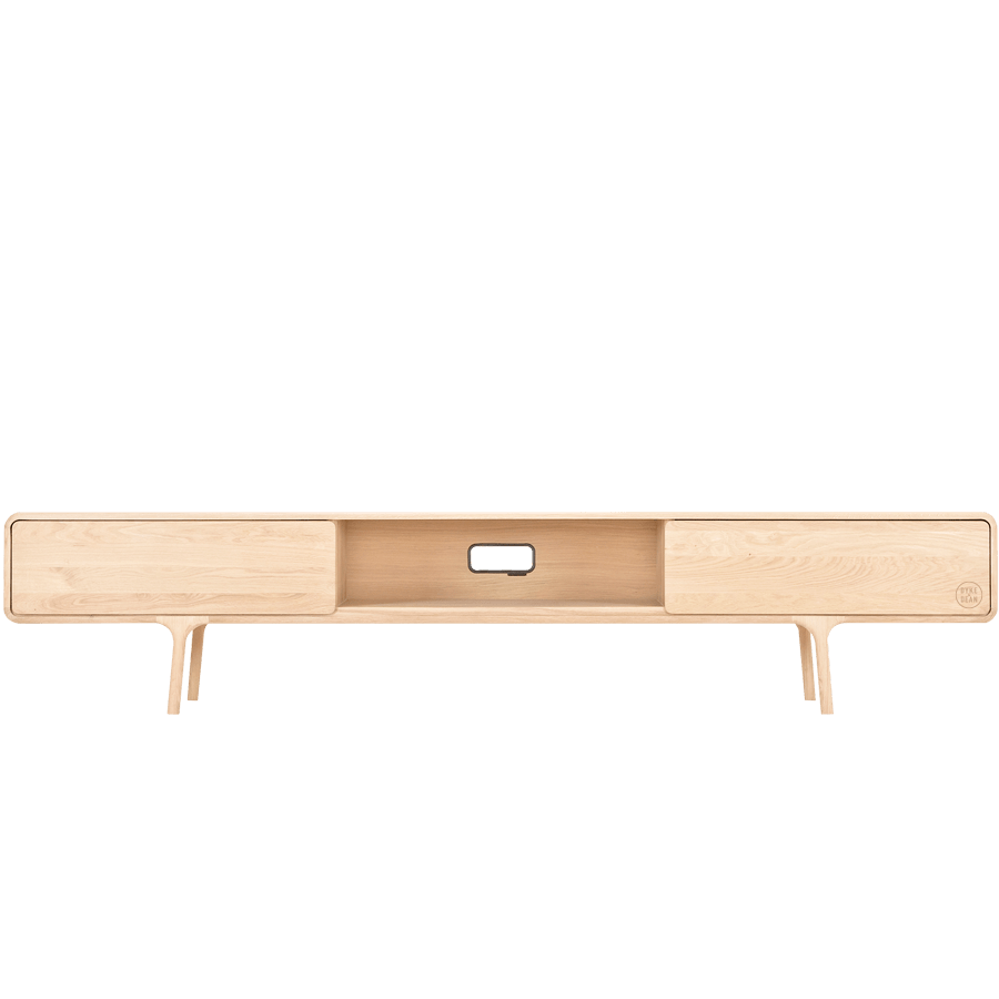 GAZZDA FAWN LOW SIDE BOARD OAK - DYKE & DEAN