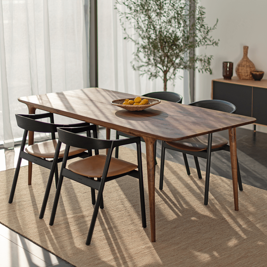 GAZZDA FAWN OAK DINING TABLE 200 - DYKE & DEAN