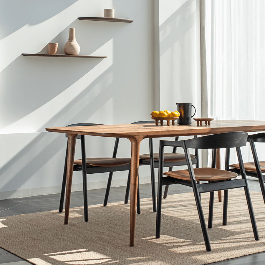 GAZZDA FAWN OAK DINING TABLE 200 - DYKE & DEAN