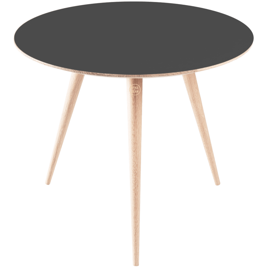 GAZZDA ROUND ARP TABLE WHITE OAK 55CM - DYKE & DEAN