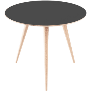 GAZZDA ROUND STAFA TABLE WHITE OAK 90CM - DYKE & DEAN