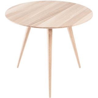 GAZZDA ROUND STAFA TABLE WHITE OAK 90CM - DYKE & DEAN