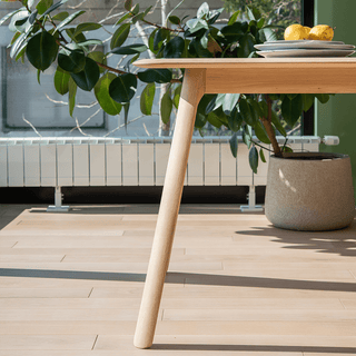 GAZZDA TESKA OAK DINING TABLE 180 X 90 - DYKE & DEAN