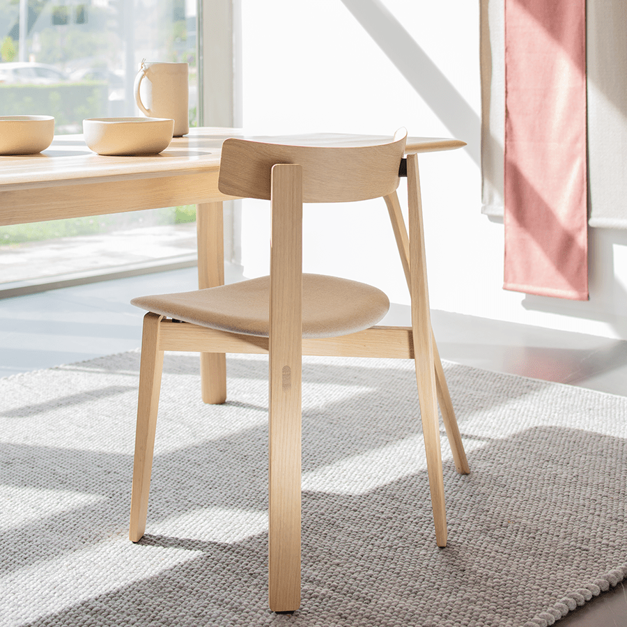 GAZZDA TESKA OAK DINING TABLE SQUARE - DYKE & DEAN