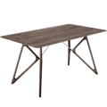 GAZZDA TINK DINING TABLE SMOKED OAK 160 x 90 - DYKE & DEAN