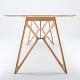 GAZZDA TINK DINING TABLE SMOKED OAK 200 x 90 - DYKE & DEAN