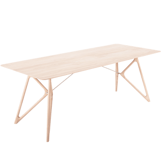 GAZZDA TINK DINING TABLE WHITE OAK 220 x 90 - DYKE & DEAN