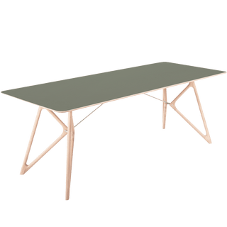 GAZZDA TINK DINING TABLE WHITE OAK 220 x 90 - DYKE & DEAN