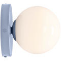 GLOBE OPAL WALL CEILING LIGHT DUSTY BLUE - DYKE & DEAN