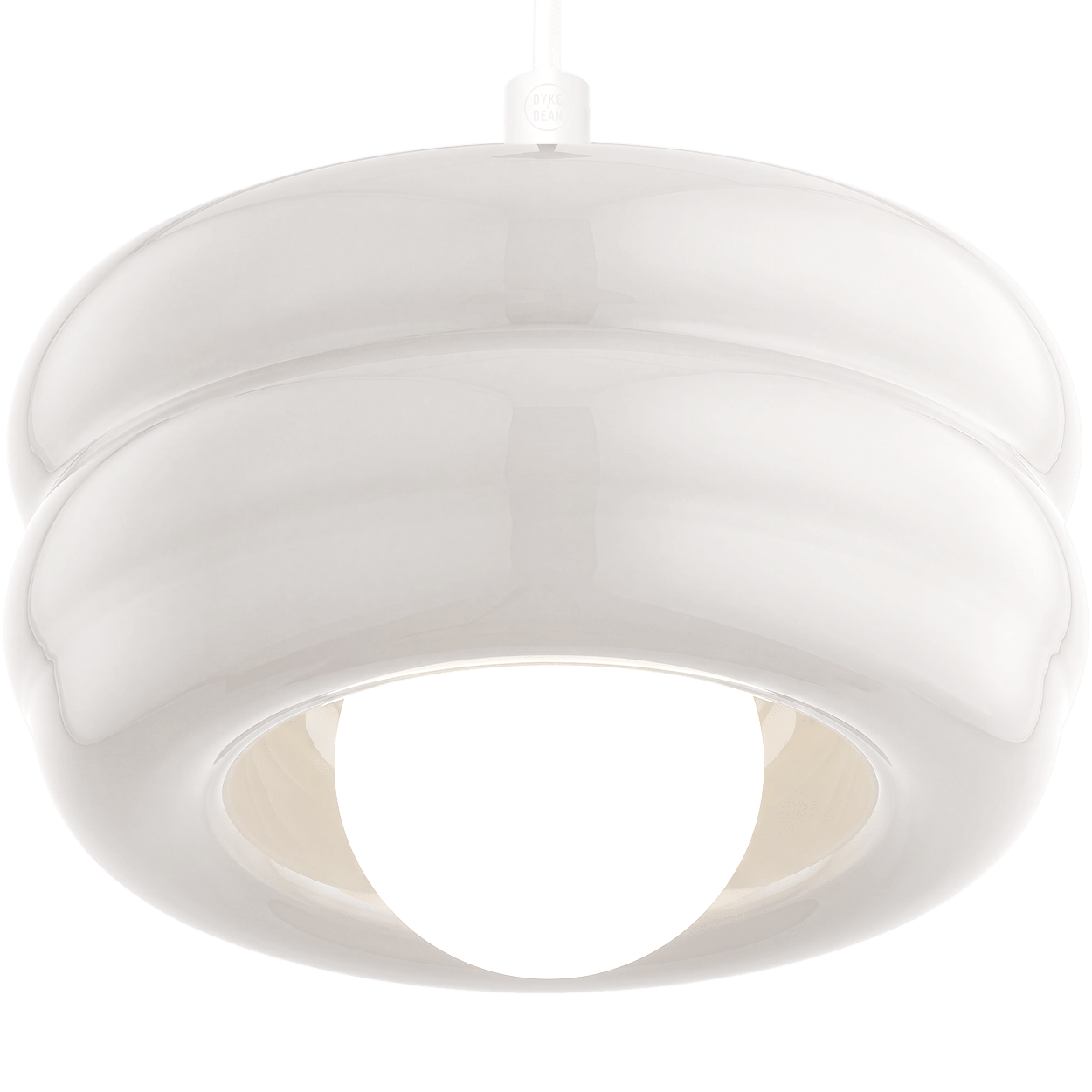 GREY ORBIT GLASS GLOBE PENDANT LIGHT - DYKE & DEAN
