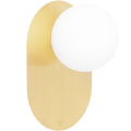 HANEA BRASS WATERPROOF GLOBE WALL LIGHT - DYKE & DEAN