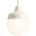 HANGING PENDANT GLOBE LIGHT CREAM - DYKE & DEAN