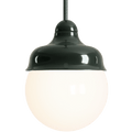 HANGING PENDANT GLOBE LIGHT DEEP GREEN - DYKE & DEAN