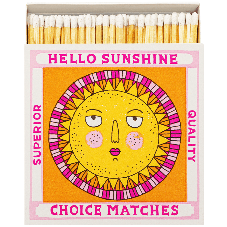 HELLO SUNSHINE LUXURY SAFETY MATCHES - DYKE & DEAN
