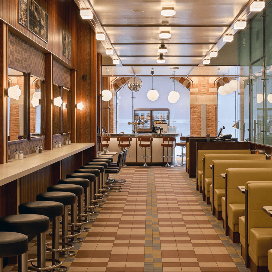 IFO ELECTRIC CERAMIC REAR WIRED WALL LIGHT BROWN - DYKE & DEAN