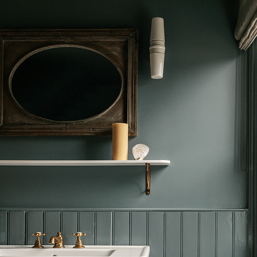 IFO ELECTRIC DOUBLE WHITE PORCELAIN WALL LIGHT - DYKE & DEAN