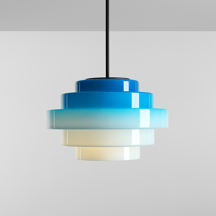 JELLY PENDANT LIGHT BLUE 280 LARGE - DYKE & DEAN