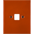 KATY PATY PORCELAIN PLATE PC/ USB WALL SOCKET BRICK RED - DYKE & DEAN