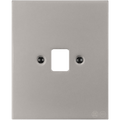 KATY PATY PORCELAIN PLATE PC/ USB WALL SOCKET GREY - DYKE & DEAN