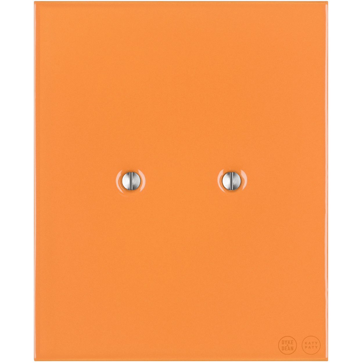 KATY PATY PORCELAIN PLATE WALL END SOCKET CARROT - DYKE & DEAN