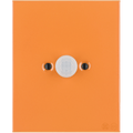 KATY PATY PORCELAIN PLATE WALL MOTION SENSOR CARROT - DYKE & DEAN