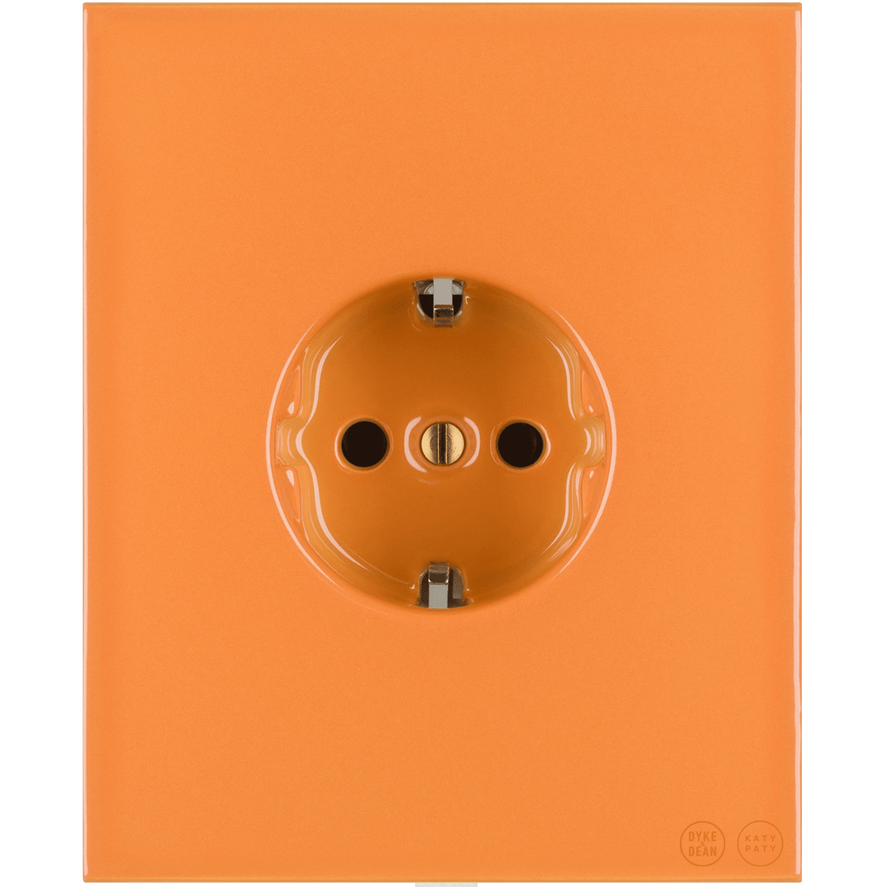 KATY PATY PORCELAIN PLATE WALL SCHUKO SOCKET CARROT - DYKE & DEAN