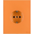 KATY PATY PORCELAIN PLATE WALL SCHUKO SOCKET CARROT - DYKE & DEAN