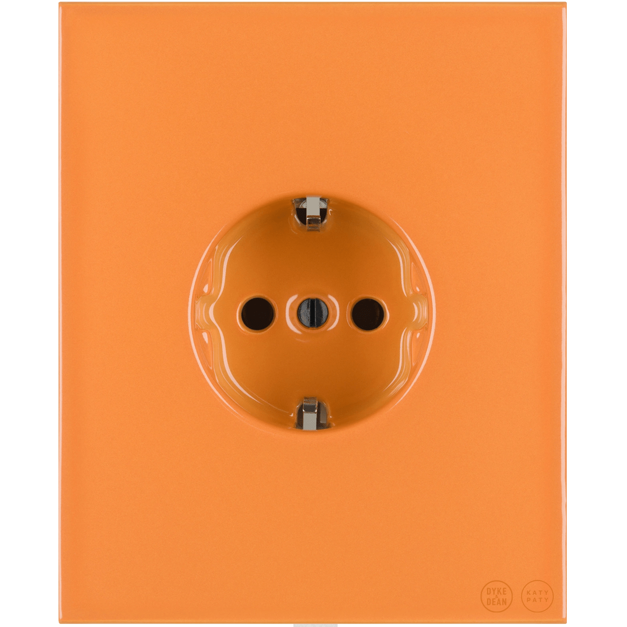 KATY PATY PORCELAIN PLATE WALL SCHUKO SOCKET CARROT - DYKE & DEAN