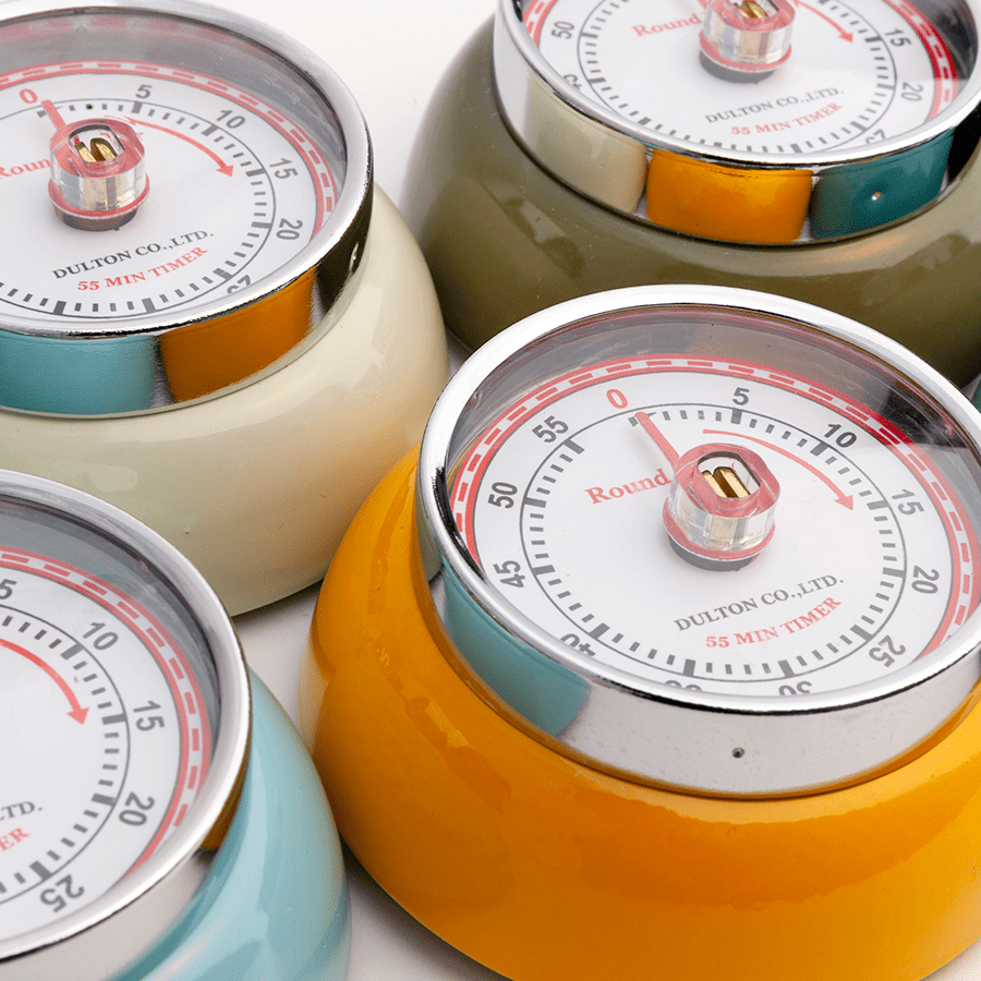 KITCHEN TIMER WITH MAGNET BLACK - DYKE & DEAN