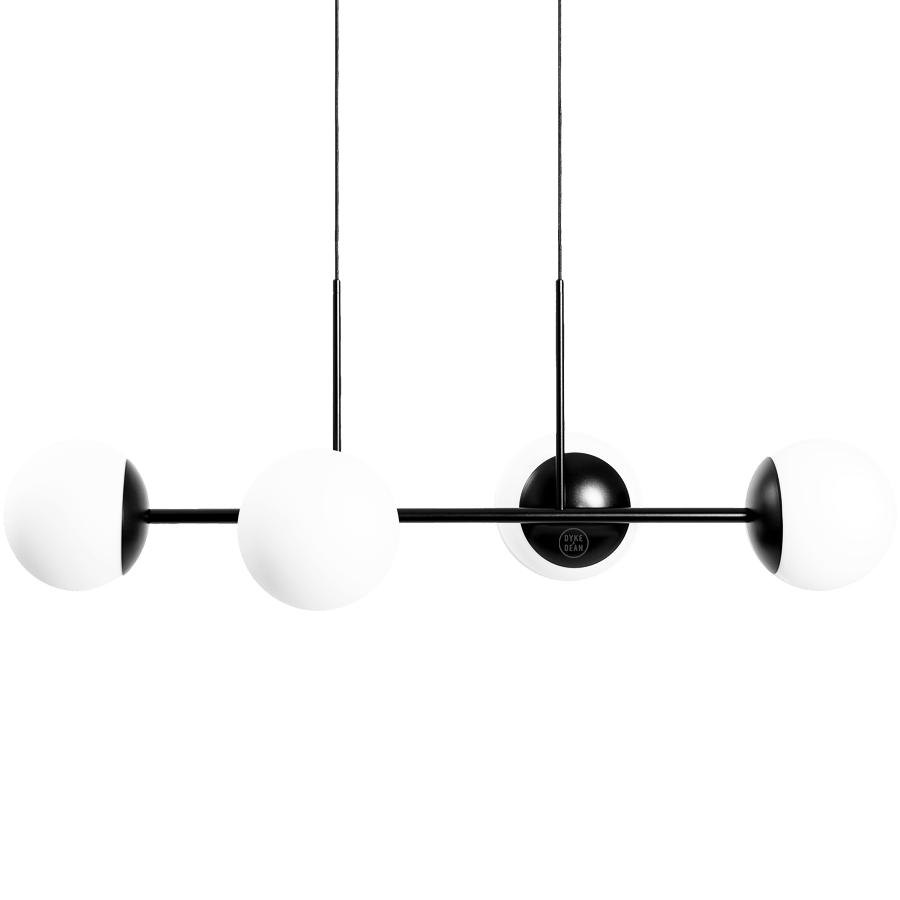 KOP WATERPROOF HANGING CEILING LIGHT BLACK - DYKE & DEAN