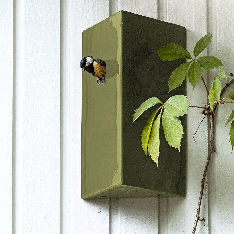 KOTI B PIDAT BIRDHOUSE MOSS GREEN - DYKE & DEAN