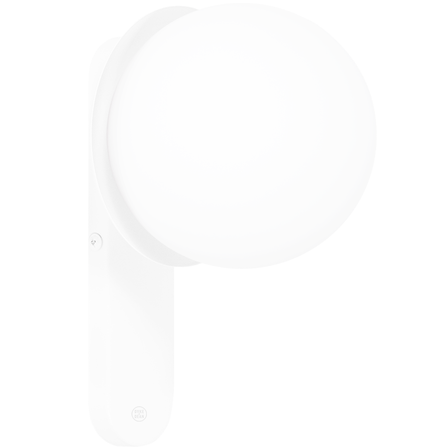KUUL D WATERPROOF WALL LIGHT BEDSIDE WHITE - DYKE & DEAN